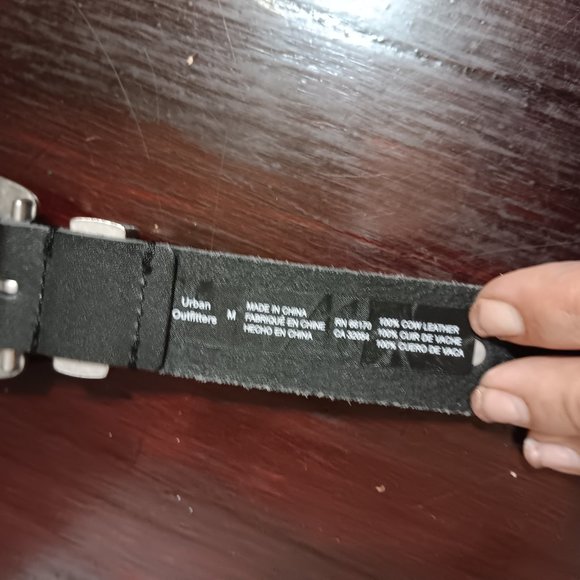 Studded Bejeweled Western Uraban Outfitters Leather strap belt unisex  33.5" - Picture 4 of 10